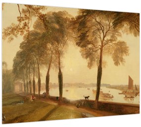 Tablou pe sticlă - Joseph Mallord William Turner, Mortlake Terrace, reproducere (70x50 cm)