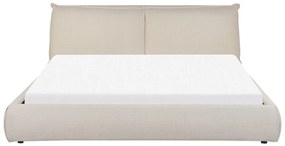 Pat matrimonial 180 cm Vetiver (maro deschis) (cu somieră). 1076466