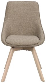 Scaune de dining bej 2 buc. Alison – Rowico