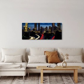 Tablou - Oraș de noapte (120x50 cm)
