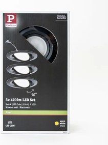 SET 3x corp de iluminat încastrat pentru baie LED/6W IP23 NOVA 230V Paulmann 94471
