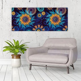 Tablou - 3D flori (120x50 cm)