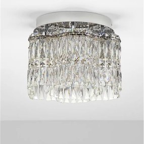 Lustra aplicata LED crom, cristale sticla NUVIA