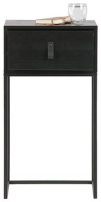 Noptieră cu sertar WOOOD Zola, negru