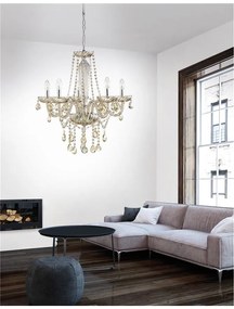 Candelabru elegant cu cristale K9 Zeno 5L