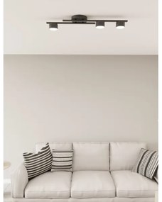 Plafonieră FRAGMENT 3xGX53/12W/230V negru