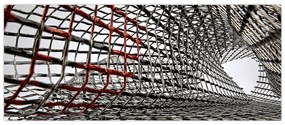 Tablou cu construcție din fier (120x50 cm)