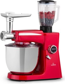 Klarstein Renata Rossa, robot de bucătărie, 3 în 1 2000 W / 2,7 PS, 10 litri, oțel inoxidabil, fără BPA