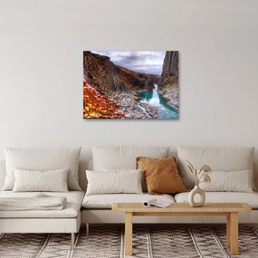 Tablou - Canionul Studlagil (70x50 cm)