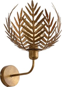 Lampă de perete vintage aurie 26,5 cm - Botanica
