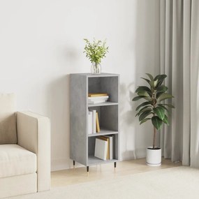 vidaXL Servantă, gri beton, 34,5x32,5x90 cm, lemn prelucrat