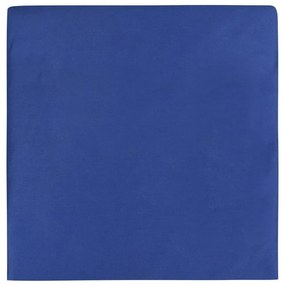 Lenjerie de pat albastru-închis din bumbac satinat pentru pat de o persoană 140x200 cm – Mijolnir