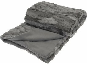 Pătură micropluș Marmură gri, 130 x 150 cm