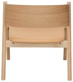 Fotoliu maro deschis Oblique – Hübsch