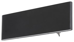 Aplica LED cu iluminat ambiental sus/jos SIEGFRIED negru 8W
