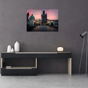 Tablou - Pe podul lui Carol,Praga (70x50 cm), în 40 de alte dimensiuni noi