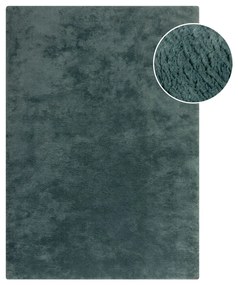 Blană albastru petrol sintetică 200x290 cm Faroe Wool Look Fur – Flair Rugs