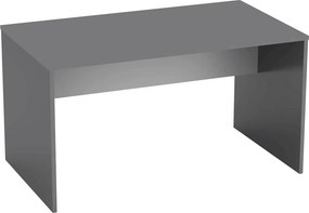Masa birou RIOMA NEW TYP 11, gri grafit, DTD laminat, 140x80x76 cm