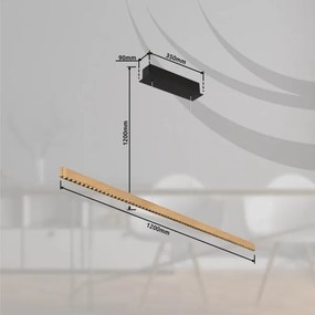 Globo 17013HG - Lampă suspendată pe cablu DENTSY, LED dimabil prin atingere, 43W/230V, 4000K, alamă