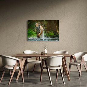 Tablou cu trigrul fugind (90x60 cm)