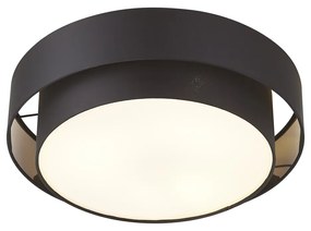 Plafonieră modernă neagră 50cm cu 3 lumini - Steve