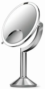Simplehuman Oglindă reîncărcabilă Sensor Triodiametru 20 cm, inox