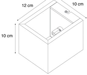 Aplică rustică din lemn de nuc - Transfer