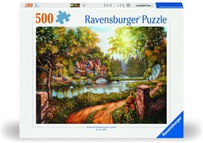 PUZZLE CASUTA LANGA RAU 500 PIESE DESIGN NOU - RAVENSBURGER (RVSPA00218)