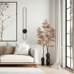 Aplica de perete LED FLORENTYNA LED/24W/230V 4000K auriu/negru