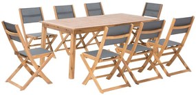 Set de masă pentru grădină Cessi (lemne deschis). 1011682