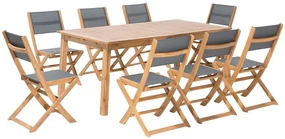 Set de masă pentru grădină Cessi (lemne deschis). 1011682