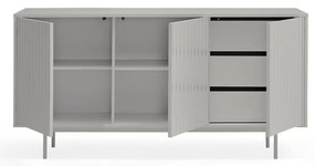 Comodă gri joasă 159x80 cm Sierra – Teulat