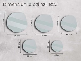 Oglindă Base B20 40×39