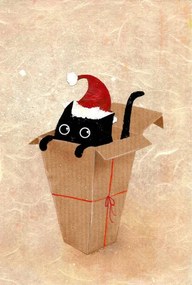 Ilustrație Cat gift, Illustration