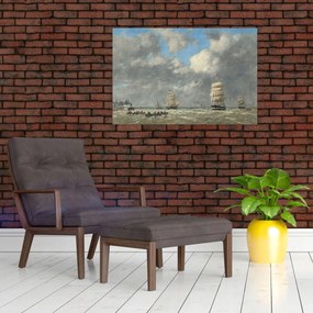 Tablou - Eugène Boudin, Le Havre, reproducere (90x60 cm)