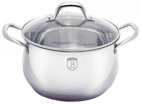Oala cu capac otel inoxidabil 20 cm Silver Belly Berlinger Haus BH 1419