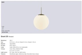 Lustra, Pendul design nordic Grant 35 2010573035 NL