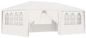 Cort de petrecere profesional cu pereti alb 4 x 6 m 90 g/m²