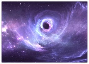 Tablou pe sticlă - Universul (70x50 cm)