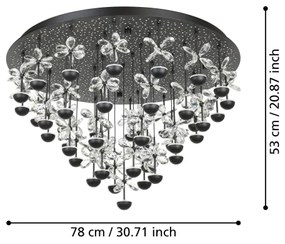 Plafonieră LED dimabilă Eglo 390275 PIANOPOLI LED/77,4W/230V 3000K