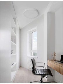 Plafoniera LED moderna design slim 40cm HADON alba NVL-9001532