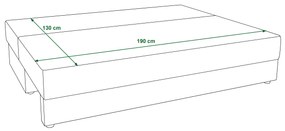 Canapea două locuri Radiant (Negru). 1056815