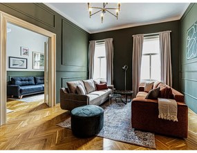 Canapea extensibilă gri închis Emile - Bobochic Paris