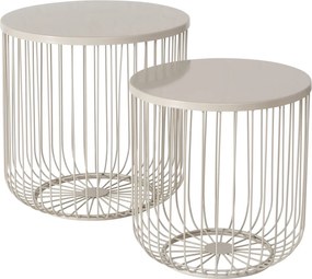 Set doua mese metalice CINDY, 41 - 47 cm