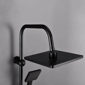 Set de duș Altar Black fără baterie