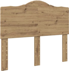 vidaXL Tăblie cap Stejar Artizanal 135 cm Lemn compozit