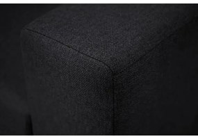 Canapea colțar universală SEVILLA antracit cu funcție de dormit și depozitare