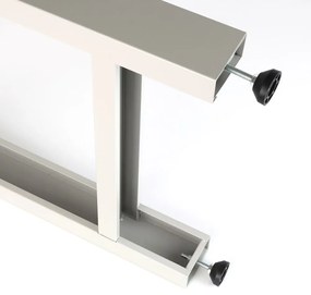 Masa atelier Solid MDF-43, 150 cm, 2 cutii suspendate, negru