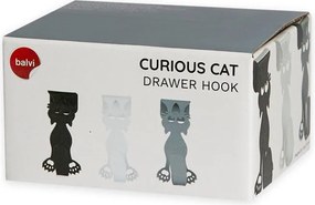 Cârlige 3 buc. de agățat din metal Curious Cats – Balvi