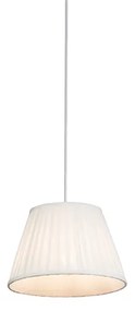 Lampă suspendată retro crem 25 cm - Plisse